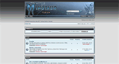 Desktop Screenshot of forum.minotaur.cz